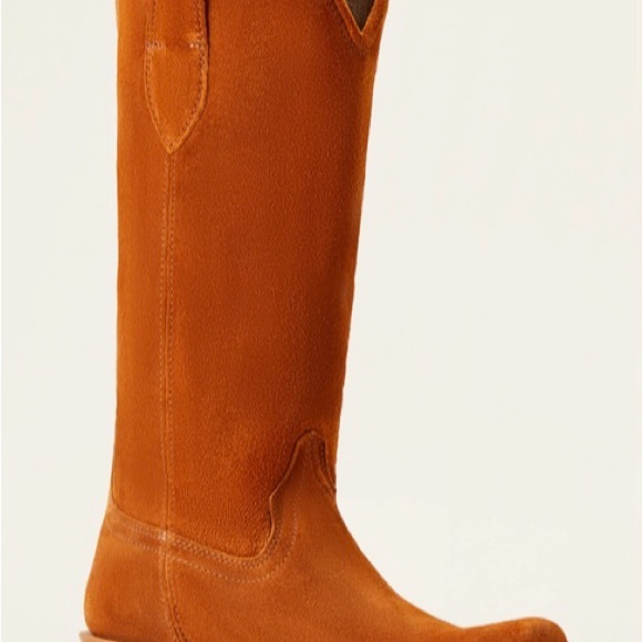 NWT Ariat Suede Memphis Western Cowboy Boot - Picture 2 of 7